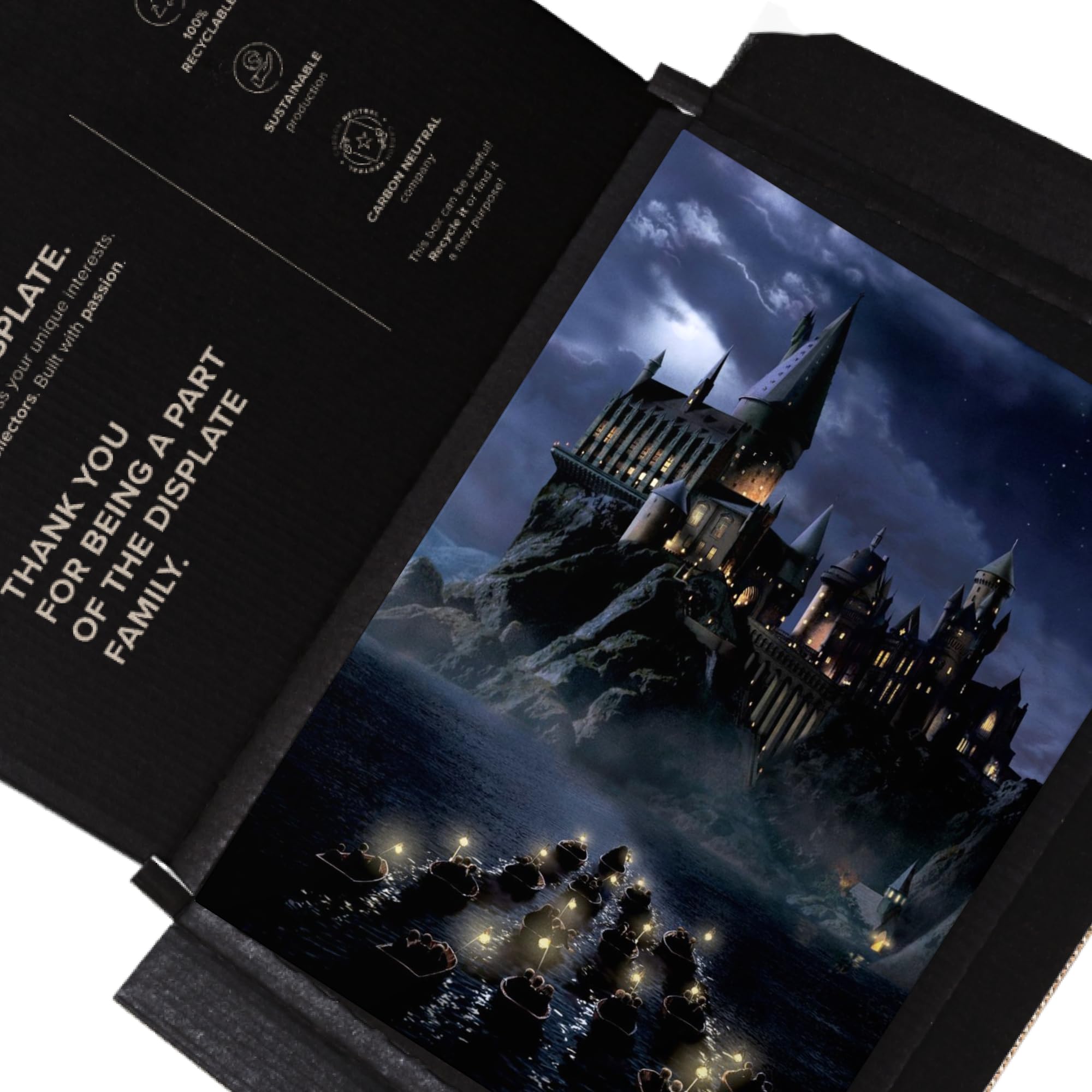 Displate ハリーポッター　ホグワーツ　メタルポスター Amazon.com: Displate Metal Poster - Harry Potter - Wizarding